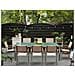 Set Tavolo E Sedie Da Giardino - In Vetro Temperato E Fibra Tessile Beige - Tavolo 220 Con 8 Sedie - Grosseto - Foto miniatura 22