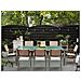 Set Tavolo E Sedie Da Giardino - In Vetro Temperato E Fibra Tessile Beige - Tavolo 220 Con 8 Sedie - Grosseto - Foto miniatura 30