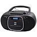 CMP 576 DAB Stereo Portatile con Ricevitore Digitale DAB / DAB+ / FM RDS CD / Cassetta MP3 USB / AUX-IN - Nero - Foto miniatura 2