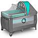 Sven Plus 2 In 1 Box Bambini Lettino Bambino Fasciatoio Giocattoli Pendenti Baldacchino Con Zanzariera Ingresso Laterale Aggiuntivo Rotelle Mobili Sistema Lockguard, Turchese - Foto miniatura 2
