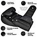 Guantoni Da Boxe Sparring E Muay Thai Maya Cuoio Kara Patent Pending Formazione Mitt Per Kickboxing Sacco Per Il Pugilato Messa A Fuoco Pads Mma Pad Thai Double Fine Punching Ball Fight Guantoni - Foto miniatura 4