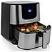 Friggitrice ad Aria Digitale Deluxe Xxl 5,5 L 1700 W Nera Argento - Foto miniatura 10