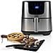 Friggitrice ad Aria Digitale Deluxe Xxl 5,5 L 1700 W Nera Argento - Foto miniatura 6