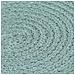 Tovagliette 6 Pz Verde Neutro 38 Cm Rotonde In Cotone - Foto miniatura 2