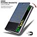 Custodia Compatibile Con Lg G8 In Blu Scuro Nero - Coperchio Protettiva Con Chiusura Magnetica, Funzione Stand E Tasca Per Le Carte - Foto miniatura 6