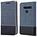 Custodia Compatibile Con Lg G8 In Blu Scuro Nero - Coperchio Protettiva Con Chiusura Magnetica, Funzione Stand E Tasca Per Le Carte - Foto miniatura 8