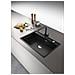 MRG 610-72 TL Lavello montato su piano Rettangolare Fragranito - Foto miniatura 3