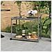 Carrello Da Bar Grigio 100x45x83 Cm In Polyrattan - Foto miniatura 1