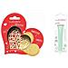 Kit Biscotti Con Cuore In Rilievo + Penna Per Cioccolato Verde - Foto miniatura 1