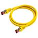 8063py-005y Cavo Di Rete Giallo 0,5 M Cat6 Sf /utp (s-ftp) - Foto miniatura 1