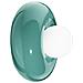 Applique Vintage Decò Bumbum Ceramica Turchese 1 Luce G9 - Foto miniatura 3