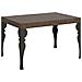 Tavolo Allungabile 90x130/234 Cm Paxon Telaio Antracite - Noce - Foto miniatura 5