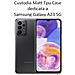 Custodia Tpu Silicone Cover Case Per Samsung Galaxy A23 5g Black - Foto miniatura 2