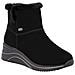 Black Casual Closed Ladies Mid Height Boots Stivaletti Pelle Scamosciata /nabuk Scarpe Donna Nero Eu 39, D0t76-00 - Foto miniatura 1