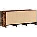 Mobile Porta TV con LED Rovere Fumo 97x34x40 cm in Truciolato - Foto miniatura 4