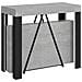Consolle allungabile 90x40/196 cm Tarax Small cemento telaio antracite - Foto miniatura 1