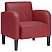 Divano Sedia con Braccioli Rosso Vino 54 cm in Similpelle - Foto miniatura 1