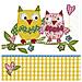 Confezione Di Tovaglioli Per Decoupage Da 20pz 33x33cm - Fantasia Gufetti - Foto miniatura 1
