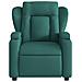 Poltrona Elettrica Reclinabile Verde Scuro in Tessuto - Foto miniatura 8