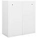 Lusso Casadino -  Armadio Per Ufficio Bianco 90x40x102 Cm In Acciaio - Foto miniatura 5