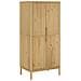 Lusso Casadino -  Armadio Floro Marrone Cera 77x53x171 Cm Legno Massello Di Pino - Foto miniatura 1