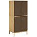 Lusso Casadino -  Armadio Floro Marrone Cera 77x53x171 Cm Legno Massello Di Pino - Foto miniatura 6