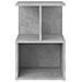 Comodini 2pz Grigio Cemento 35x35x55 Cm In Legno Multistrato - Foto miniatura 3