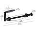 Elegante Porta Rotolo Da Cucina In Acciaio Inox Con Ammortizzazione - Ys1 Black - Foto miniatura 5