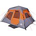 Tenda Campeggio 6 Persone Grigio e Arancione Impermeabile - Foto miniatura 6