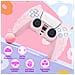 Custodia Protettiva In Silicone Per Controller Ps5 - Design Gatto Bianco, Antigraffio E Antiurto Black - Foto miniatura 5