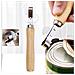 Apribottiglie Manuale Con Manico In Legno - Utensile Da Cucina Multifunzione - Foto miniatura 5
