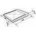 Tettuccio Parapioggia Universale Per Trattori 140x120mm - Foto miniatura 1