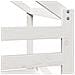 Letto a Soppalco con Tetto Bianco 90x190 cm in Legno di Pino - Foto miniatura 9