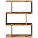 Libreria Divisorio 3Ripiani Legno Antico 70x24x97 cm Truciolato - Foto miniatura 5