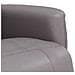 Poltrona Reclinabile con Poggiapiedi Grigia in Similpelle - Foto miniatura 7