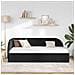 Cornice del letto ad angolo Nero 80 x 200 cm Velluto - Foto miniatura 4