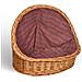 Cuccia Lettiera In Vimini Con Cuscino Cesta Lettino Per Animali 54x40x44 Medium - Foto miniatura 3