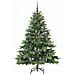 Albero di Natale artificiale con 150 LED Verde 150 cm PE e PVC - Foto miniatura 4