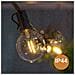 Catena Luminosa A 10 Led Da 7,6 M - Spina Ue - 220v Con 1 Lampadina Di Ricambio - Foto miniatura 5
