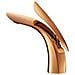 Rubinetto per lavabo da bagno, Blackswan, tipo M90, modello oro rosa, misura 20 cm - Foto miniatura 1