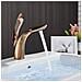 Rubinetto per lavabo da bagno, Blackswan, tipo M90, modello oro rosa, misura 20 cm - Foto miniatura 3
