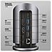 HMC-WL9 Replicatore di Porte e Docking Station Per Laptop Cablato USB 3.2 Gen 2 (3.1 Gen 2) Type-C Grigio - Foto miniatura 3