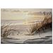 Stampa Su Tela Laccata Beach Dune Al Tramonto Panoramica Con Cornice Nera - Foto miniatura 3