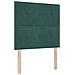 Letto a molle con materasso Verde Scuro 100 x 200 cm Velluto - Foto miniatura 6