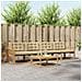 Set di divani da esterno 5 pcs Bianco e Beige 79 x 79 x 37 cm - Foto miniatura 2