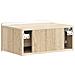 Mobiletto da notte a muro Rovere Sonoma 49 x 34,5 x 24 cm - Foto miniatura 6