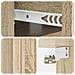 Mobiletto da notte a muro Rovere Sonoma 49 x 34,5 x 24 cm - Foto miniatura 7