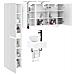 Set di mobili per il bagno 5 pcs Bianco - Foto miniatura 2