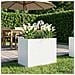 Vaso da giardino Bianco 50 x 40 x 50 cm - Foto miniatura 2