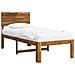 Letto Singolo con Testiera ROSTOCK Naturale 100 x 200 cm - Foto miniatura 1